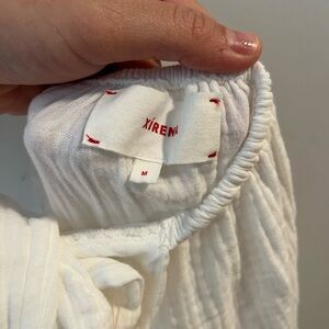 XIRENA white Halterneck Midi Length Dress size Medium